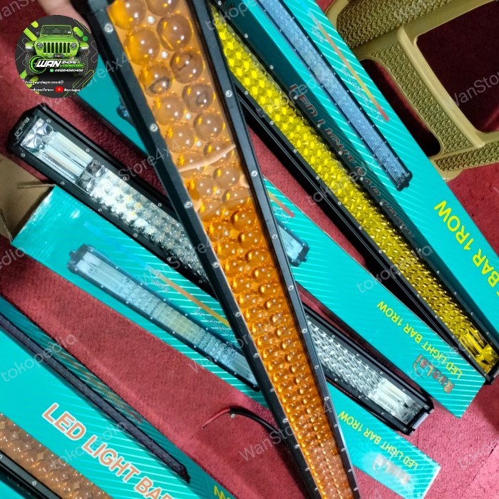 [Original] Led Bar Ledbar Offroad Runlai 100 Cm Mika Kuning 252 Wat Limited
