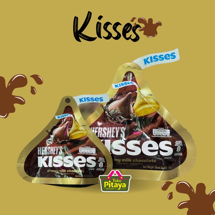 

best seller] Hersheys Kisses Creamy Milk Chocolate Coklat Hersheys