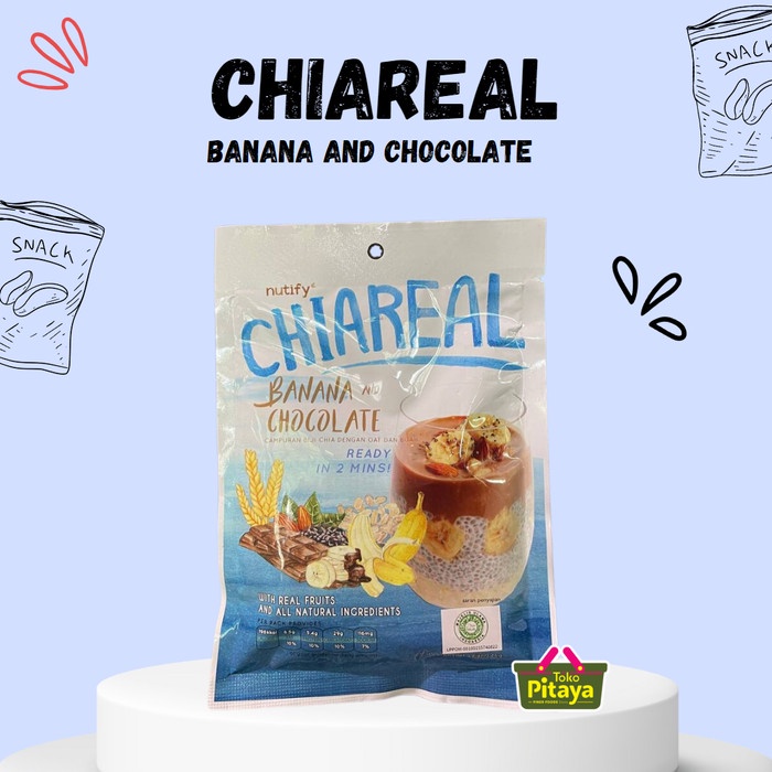 

^^^^^] Nutify Chiareal Choco Banana Sereal Diet - Biji Chia 46 gr