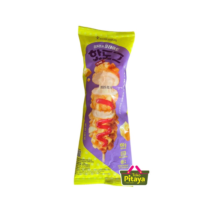 

siap kirim] Korinus Corn Dog Korea - Korean Corndog Potato & Cheese Halal