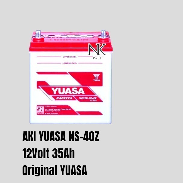 [Original] Aki Accu Mobil Yuasa Ns40Z 36B20R 12Volt 35Ah Aki Basah Original Yuasa Limited
