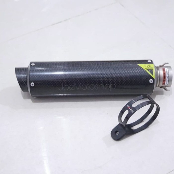 [Original] Silencer Knalpot Full Carbon Kevlar Not Leovince Akrapovic Proliner Berkualitas