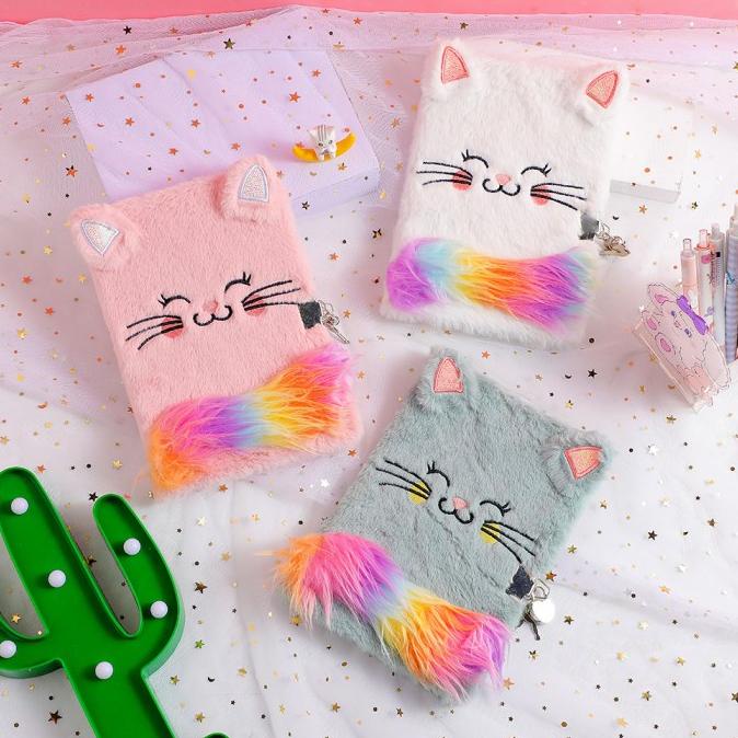 

Notebook Buku Gembok Cat Rainbow Diary Import cute for girl for gifts