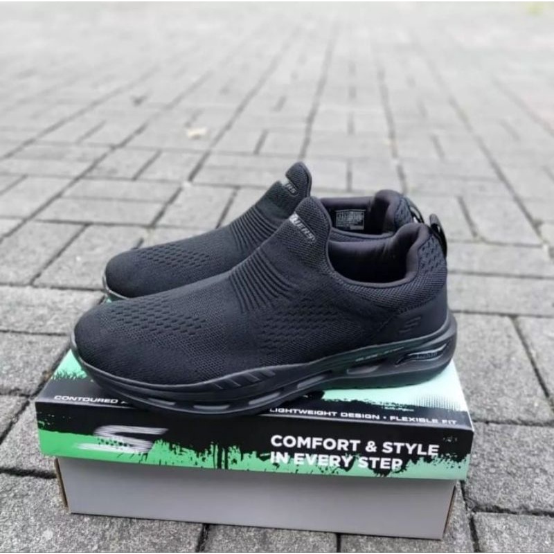 Skechers acrh fit ultra sock man/ sepatu kerja pria/ sepatu pria size jumbo 40-44/sneaker pria