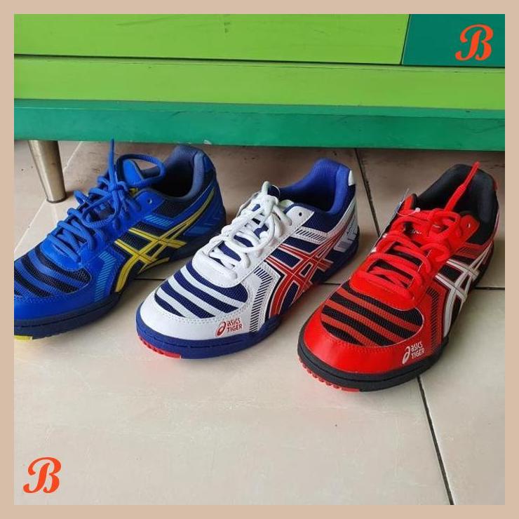 | anb | asics tiger shoes sepatu putih tenis meja ping pong