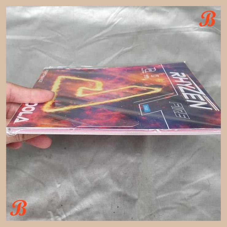 | anb | joola rhyzen fire max medium hard blue rubber ping pong