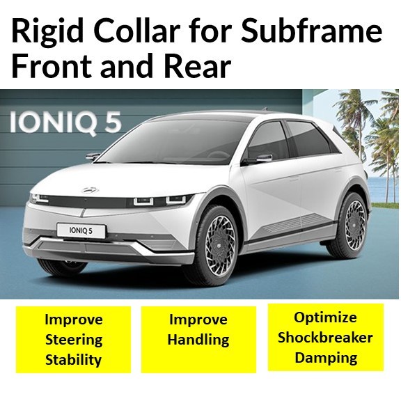 [Baru] Rigid Collar Hyundai Ioniq5 Subframe Control Arm Bushing Magic Ring Berkualitas