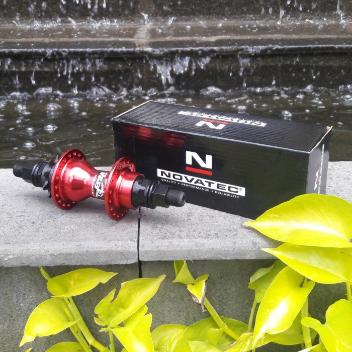 ✨Original Parts Bmx Rear Cassette Hub Novatec Rebel 9T 36 Hole - Red Merah Terbatas