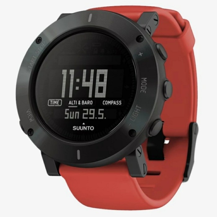 ✨Original Jam Tangan Suunto Core Crush Red Original Altimeter Baro Compass Watch Berkualitas