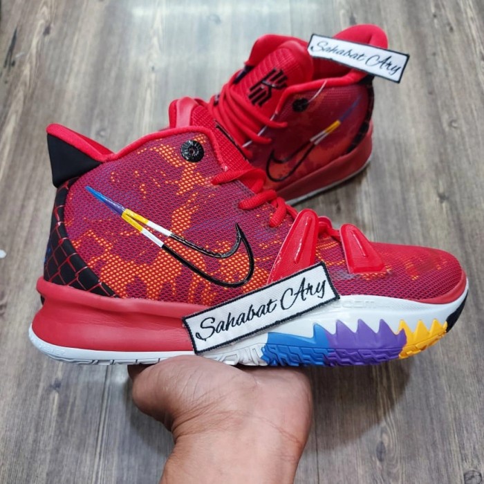 ✨Ori Sepatu Kyrie 7 Icon Of Sport Red Terbaru