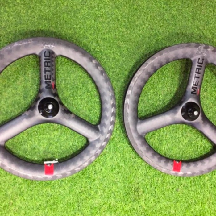 ✨Ori Wheelset Metric Carbon 20 451 3 Spoke Disc Brake Not Viets Nautilus Diskon