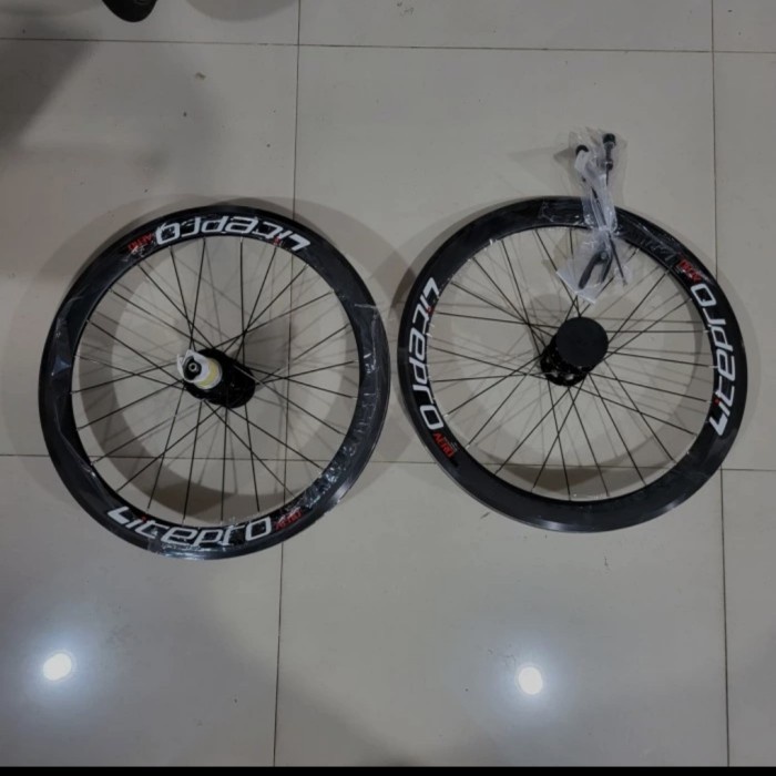 ✨Ori Wheelset Sepeda Lipat Litepro Aero 451 22Inch Disc Brake Sb Terbaru