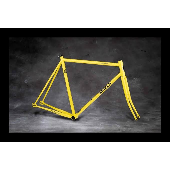 ✨Ori Frame Sepeda Fixie Single Speed - Surly Steamroller Size 53 - Yellow Limited