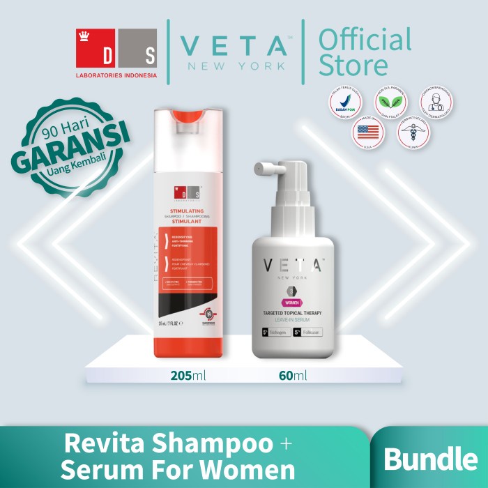 ✨New Ori Veta Ny Wanita-SerumRevitashampo Penumbuhrambutbergaransi Made In Usa Terbatas