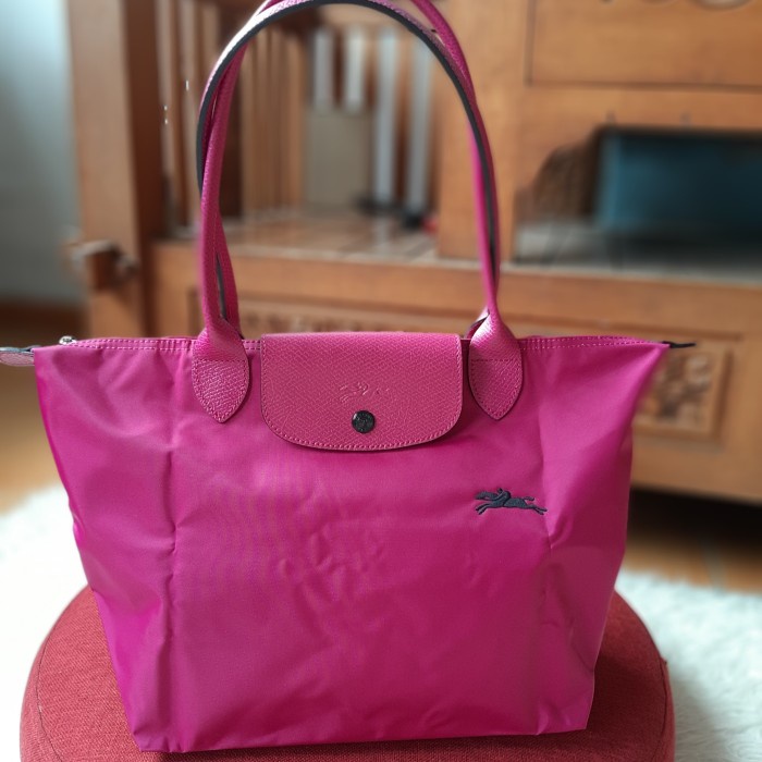 ✨New Longchamp Le Pliage Club Slh Fushia Terbatas