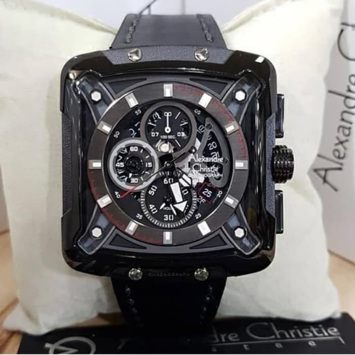 ✨Sale Jam Tangan Pria Alexandre Christie Ac 3030 Fullblack Original Berkualitas