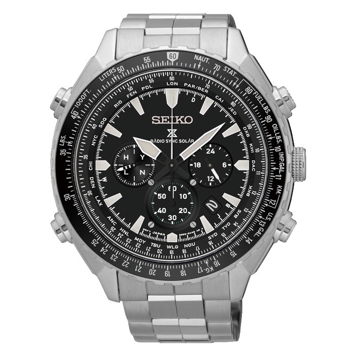 ✨Ready Seiko Prospex Ssg001P1 / Ssg001 Standard Radio Sync Solar Mens Pilot Terbatas