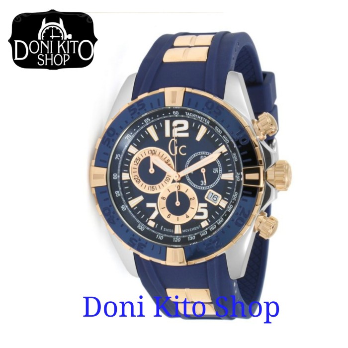 ✨Ready Jam Tangan Pria Original Gc Guess Collection Y02009G7 Swiss Movement Diskon