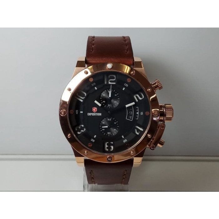 ✨Ready Jam Tangan Expedition Pria E6381 Mc Browen Rosegold Berkualitas