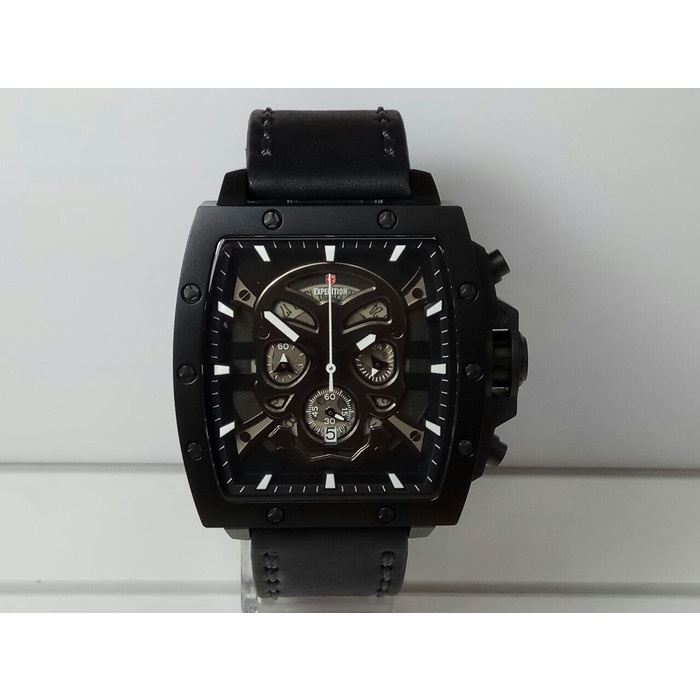 ✨Ready Jam Tangan Expedition Pria E6688Mc Fullblack Terbaru