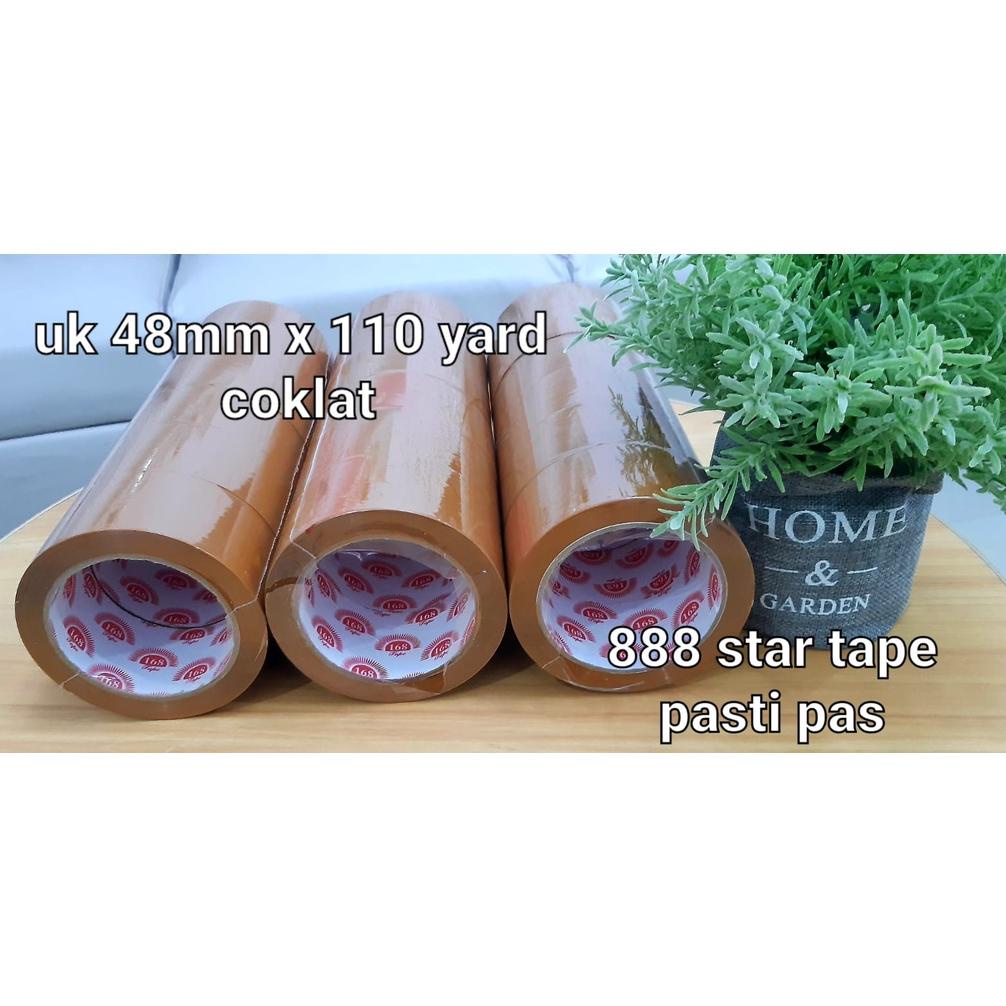 

Baru LAKBAN BENING NAWATAPE 48 MM X 110 YARD 6 PCS BISA ~