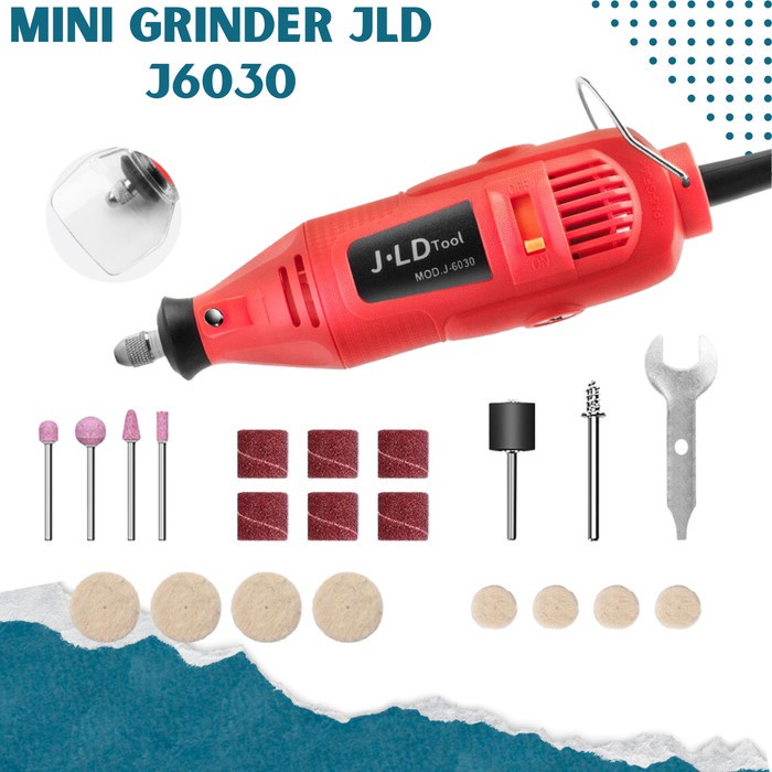 Mini Grinder JLD TOOL J6030 Mesin Rotary Tools Die Grinda Gerinda Bor