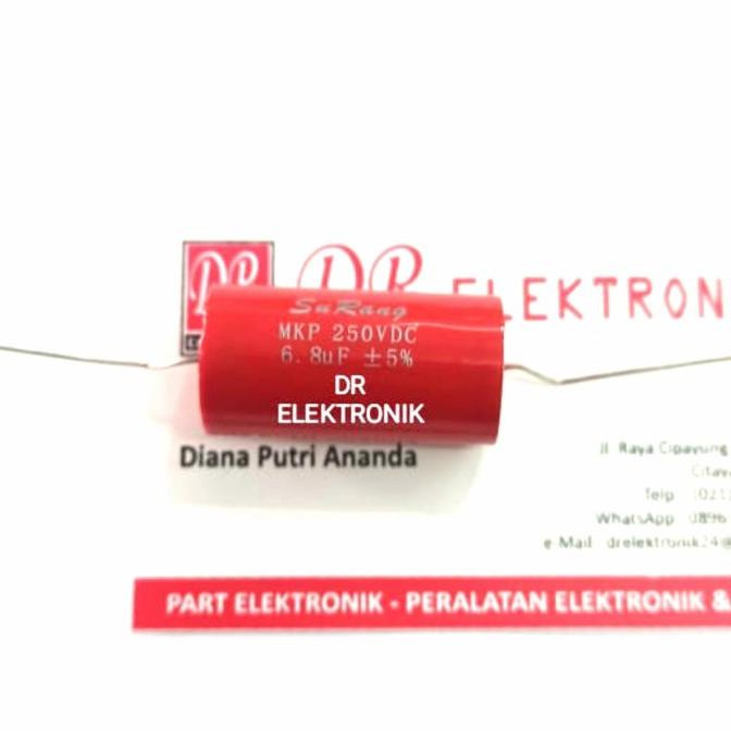 Baru Kapasitor MKP Surong Surang 6.8uf 6,8uf 685 250v Original 6,8 uf 250 v dre3 Segera Dapatkan