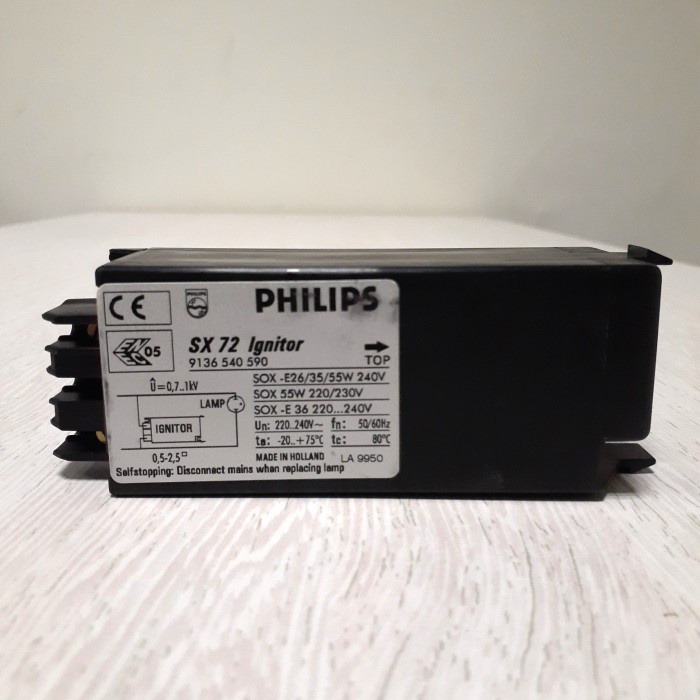 /////] IGNITOR PHILIPS SX 72 / IGNITOR Lampu SOX 35~55 Watt Holland