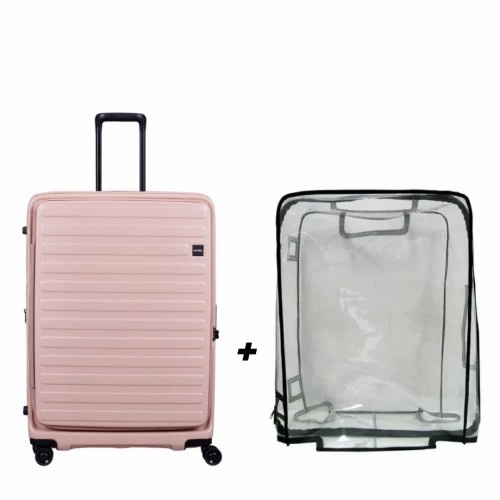 ✅Sale Lojel Cubo Medium Rose Pink  Cover Diskon