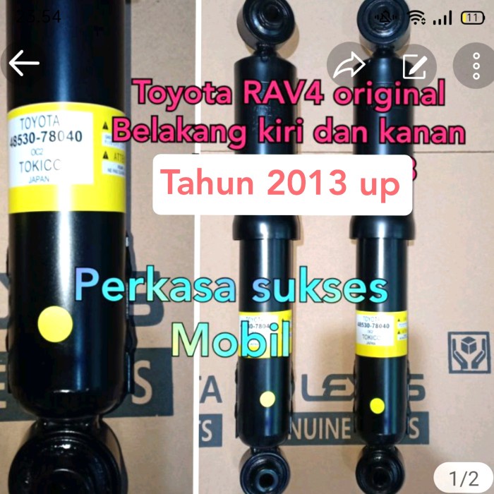 [New Ori] Shockbreaker Shock Absorber Toyota Rav4 Rav4 Rav 4 Belakang 2006-2013 Terbatas