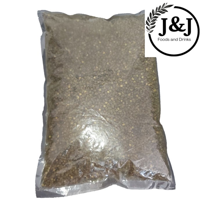 

Green Paper Corn Seed / Biji Mala Hijau 1Kg