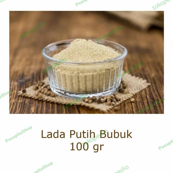 

,,,,,,,] [100 gr] Rempah Bubuk Lada Putih/ Lada Putih Bubuk/ merica bubuk