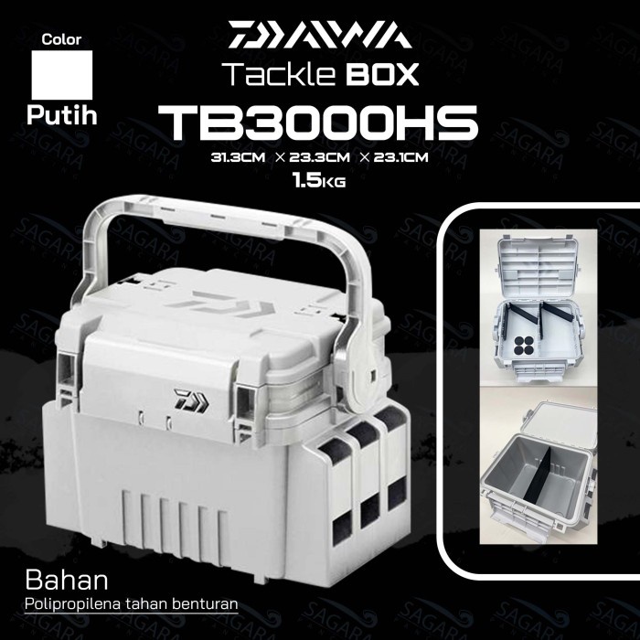 Promo Box Pancing Tackle Box Daiwa Tb 3000 4000 5000 7000 9000