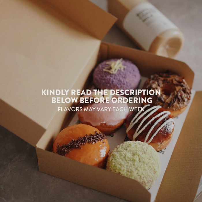 

Promo Gourmet Donuts Box Of 6