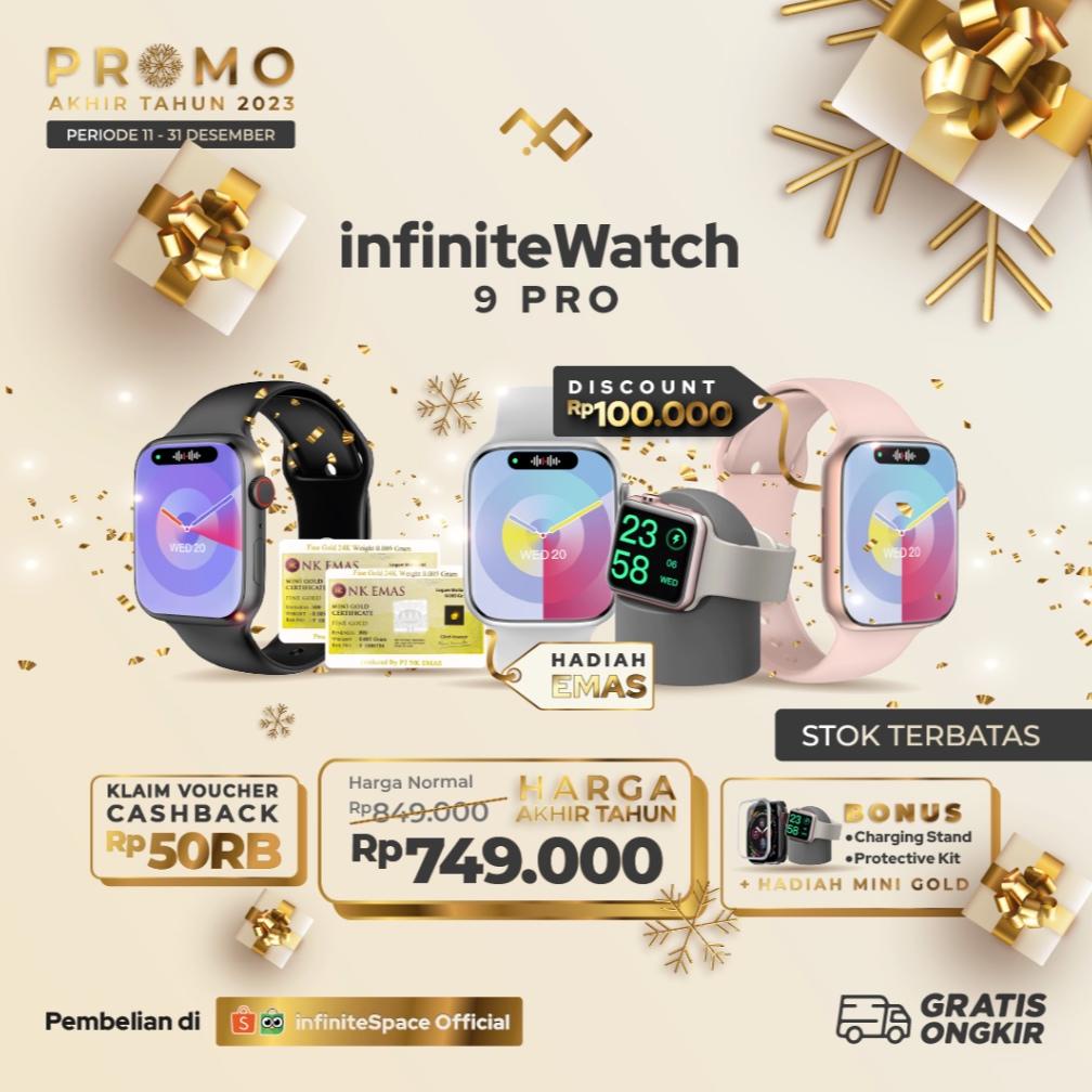 Kualitas No 1 [TERLARIS] infiniteWatch 9 Pro with 2.0" HD AMOLED Display ready