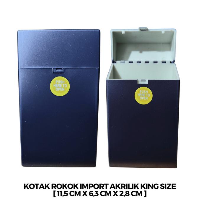 Kotak Box Tempat Rokok Akrilik Water Printing Elegan Unik [Aksp-01]