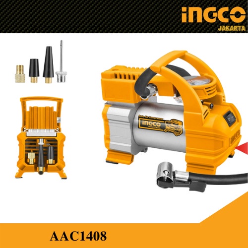 Promo Kompressor Mini Isi Angin Ban Mobil / Pompa Angin Ban Ingco Aac1408