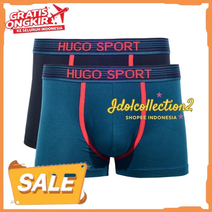 HUGO SPORT BOXER BX 02-657 - CELANA DALAM PRIA PRODUK BAHAN BERKUALITAS TINGGI 