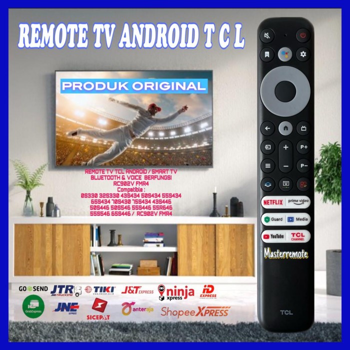 REMOT REMOTE TV TCL ANDROID / TCL ANDROID ORIGINAL NEW