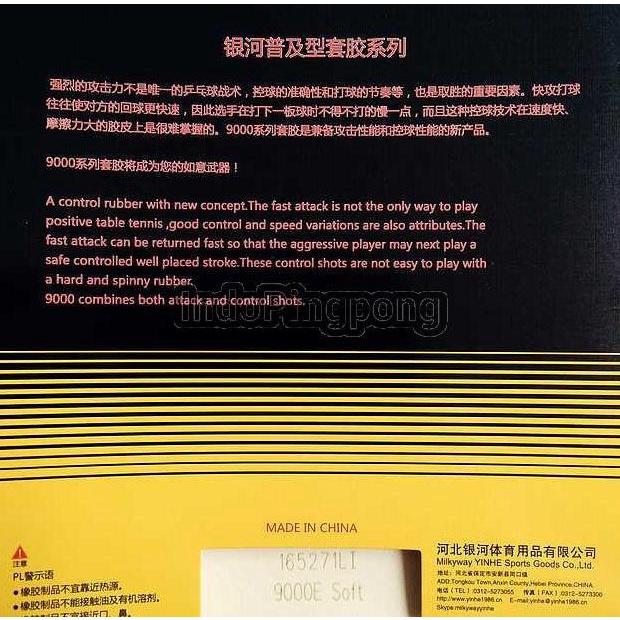 Yinhe 9000 E ~ Rubber Karet