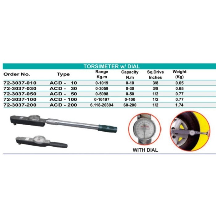 ✅Termurah Wipro Torsimeter W/Dial Acd-50 Terbaru