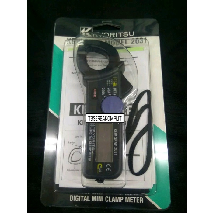 ✅Ready Kyoritsu 2031 Mini Digital Tang Ampere Meter Ac Clamp Meter Kew2031 Limited