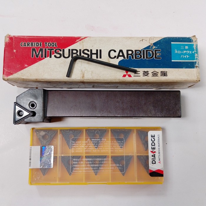 ✅Ready Holder Qptfm44R Holder Bubut 25X25 Insert Tnmg 220408 Satu Paket Ori Diskon