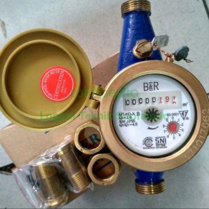✅Ready Meteran Air B  R Drat 1 Inch - Flow Meter B  R Terbaru