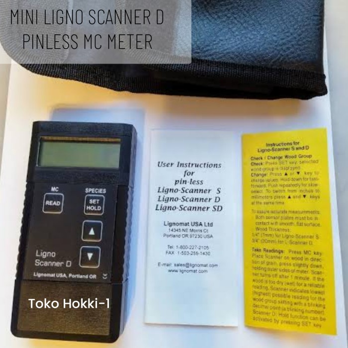 ✅Ori Mc Tester Lignomat Mini Scanner D Pinless Moisture Meter Limited