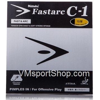 Nittaku Fastarc C-1 - Karet Rubber Bet Bat Pingpong Tenis Meja C1