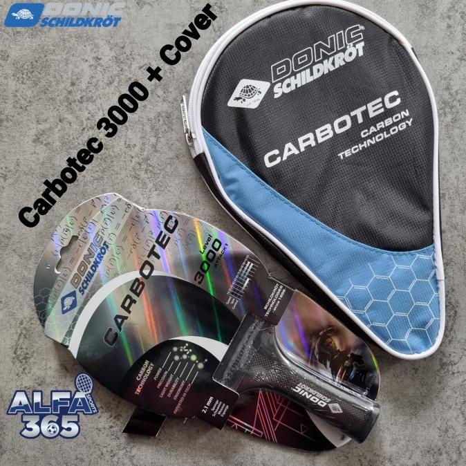 Donic Schildkrot Carbotec 3000 Bat Bet Pingpong Tenis Meja