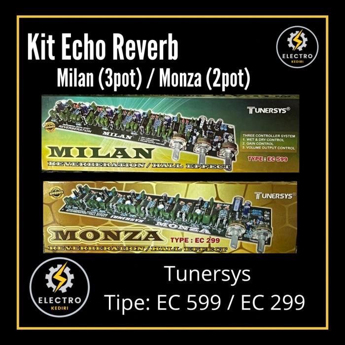 &<&<&<&] Kit Echo Reverb hall effect Tunersys Monza / Milan EC299 EC599