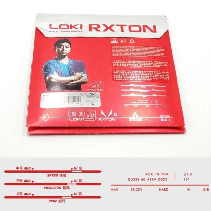 Karet Pingpong Loki RXTON 1 Red