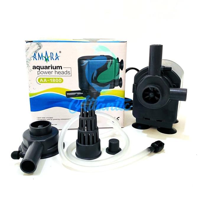 Amara AA 1800 AA-1800 Pompa Celup Aquarium Pompa Hidroponik